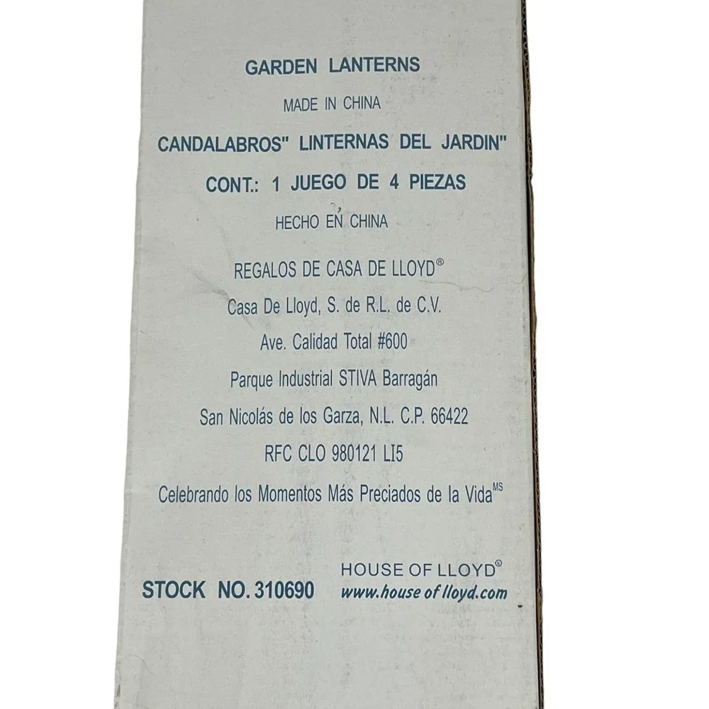 Set of 4 Tin Tealight 5